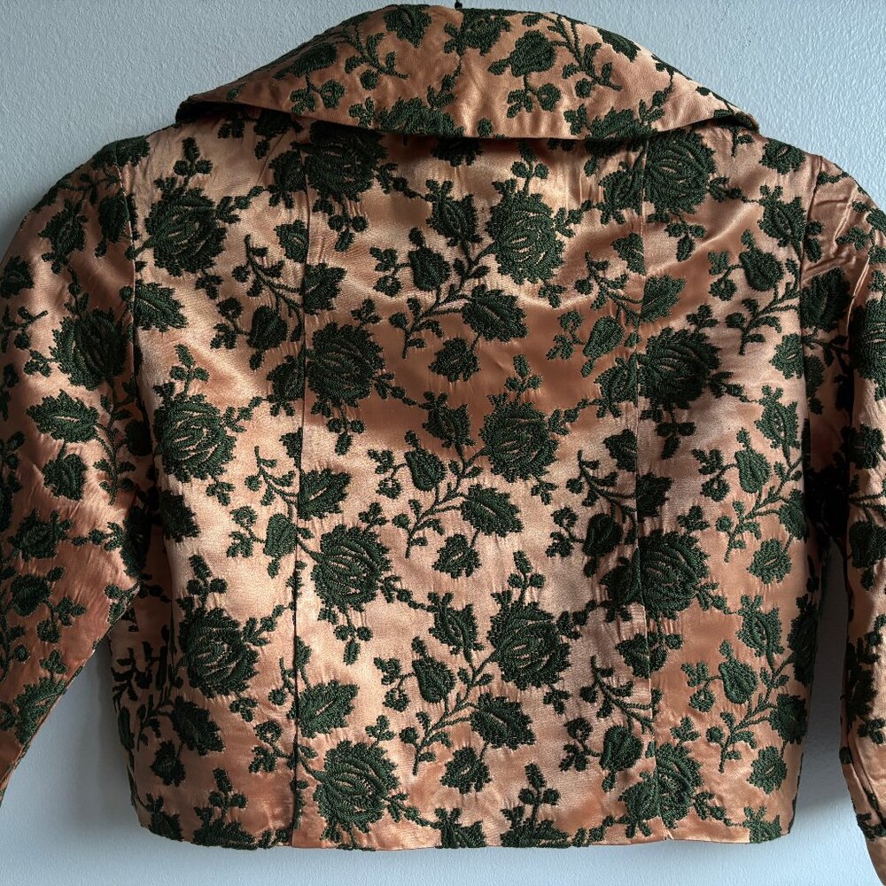Stunning 60s Brocade Wiggle Dress & Matching Jacket - Picture 11 of 16